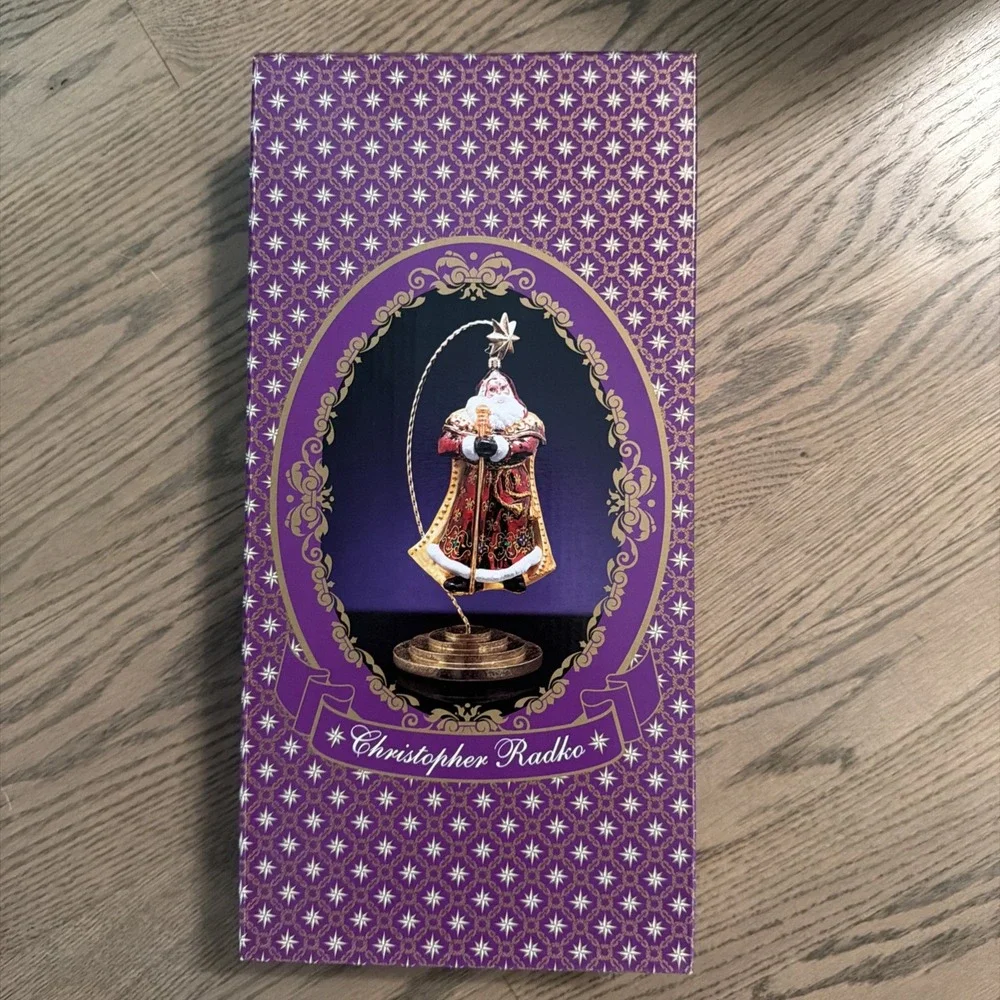 Christopher Radko Ornament Stand Deco Base  Medium Starlight Christmas 2011812